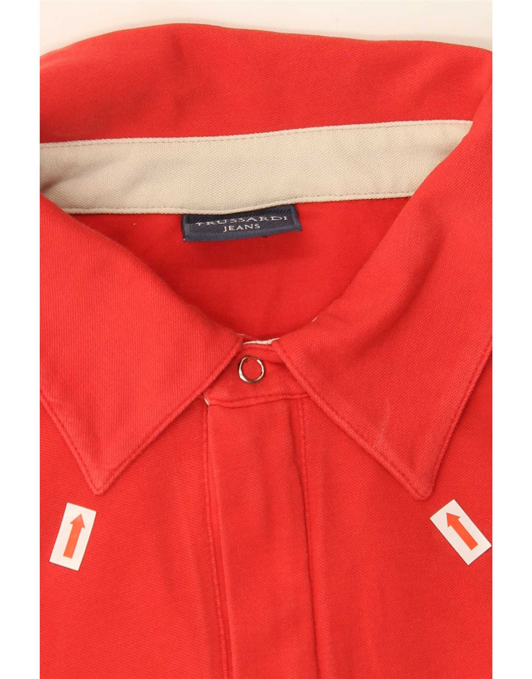 Trussardi herre poloshirt 2XL rød bomuld