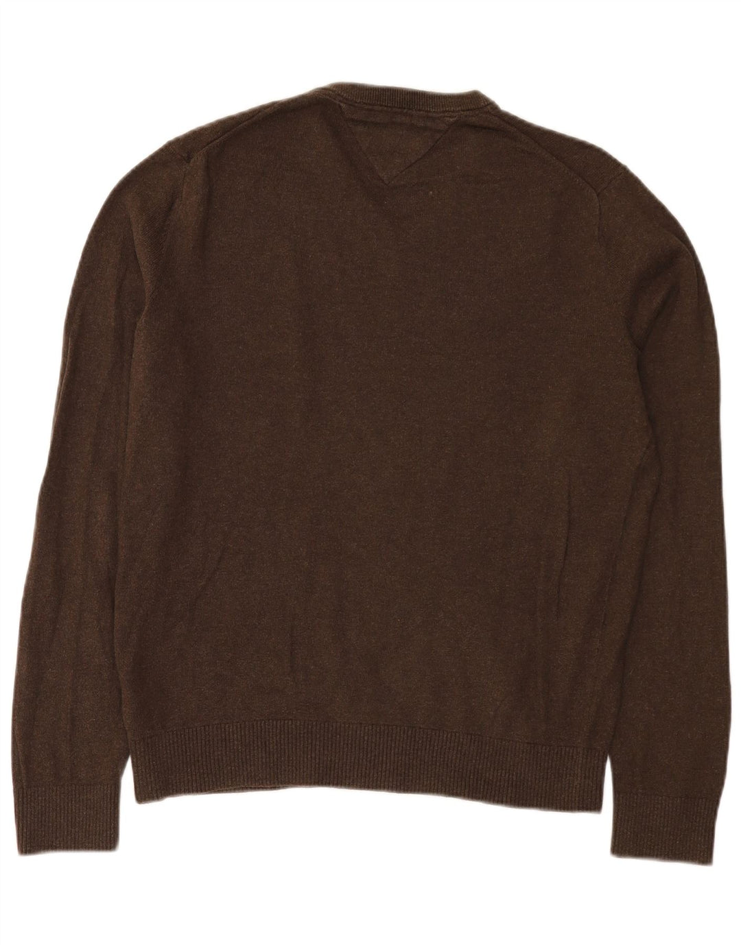 Tommy Hilfiger Herre V-hals sweater Medium Brun Bomuld