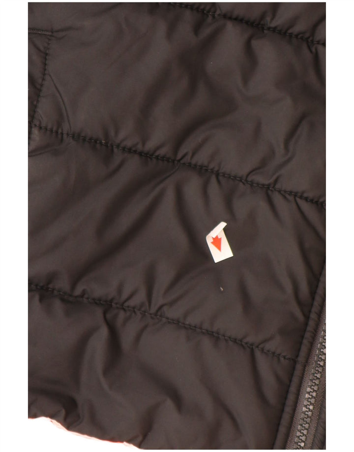 The North Face Boys Hætte Vendbar Polstret Jakke 9-10 År Medium Sort