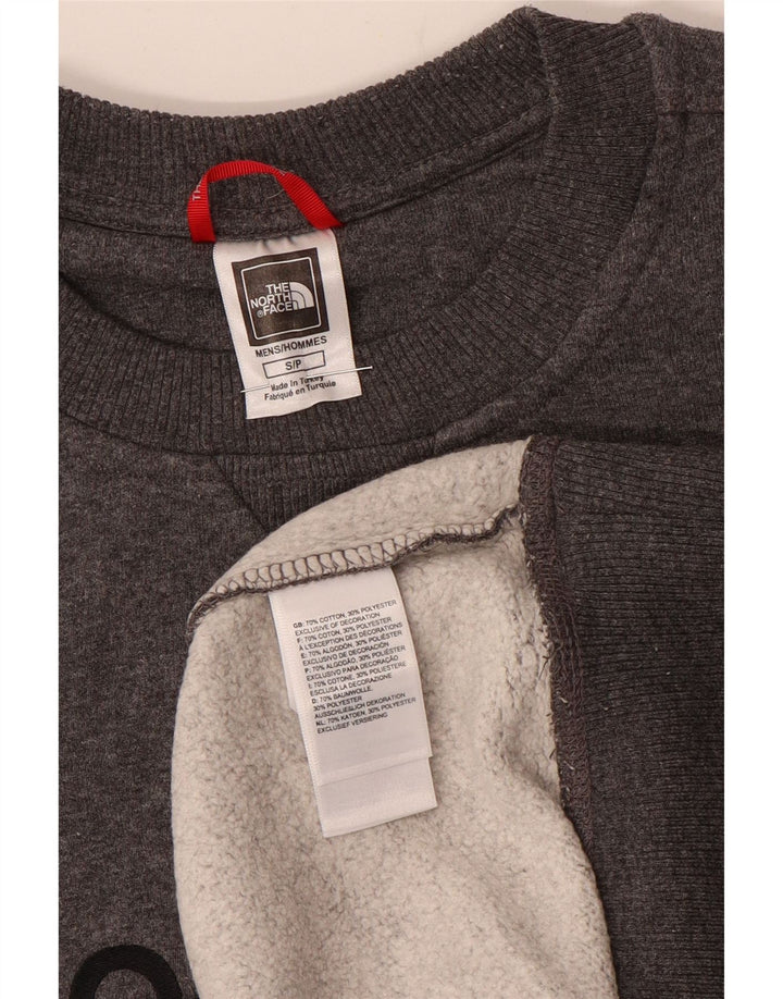 The North Face Herre Grafisk Sweatshirt Jumper Lille Grå Bomuld