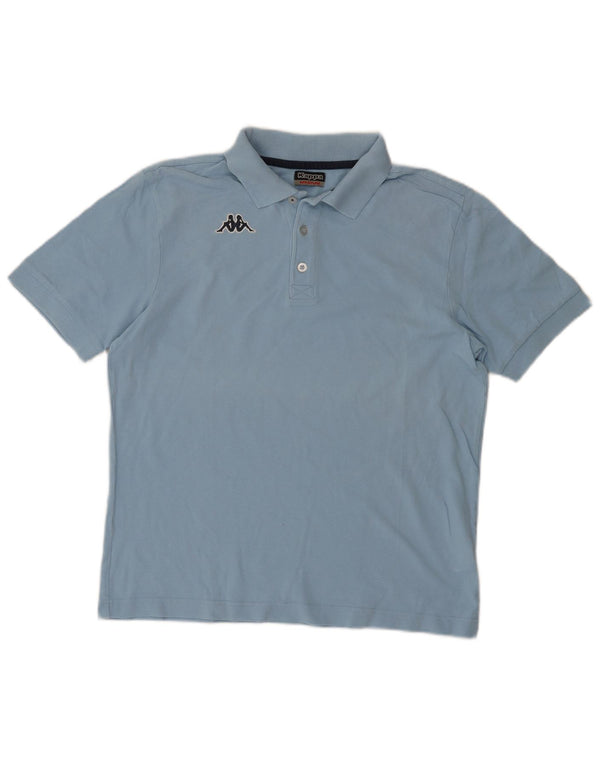 Kappa herre poloshirt Medium blå bomuld