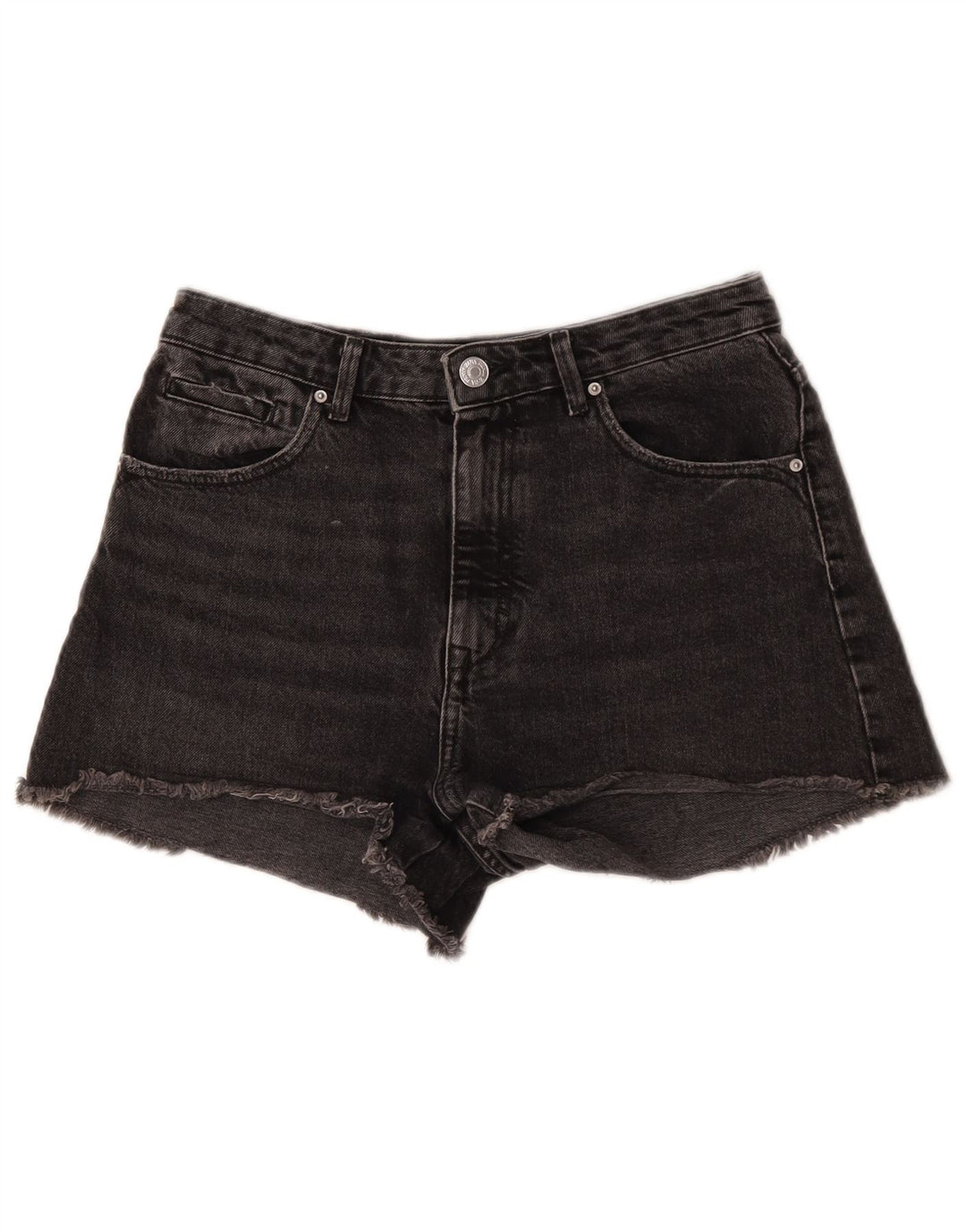 Zara Dame Denim Shorts EU 40 Medium W30 Sort