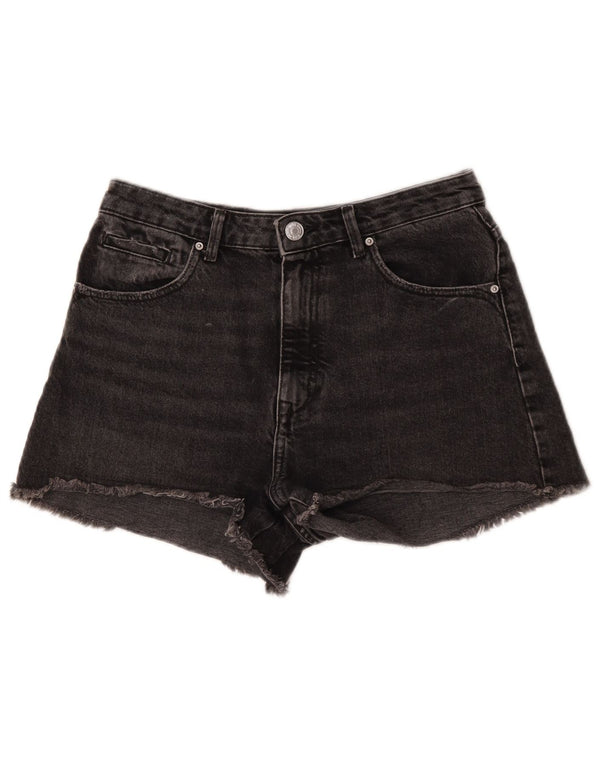 Zara Dame Denim Shorts EU 40 Medium W30 Sort
