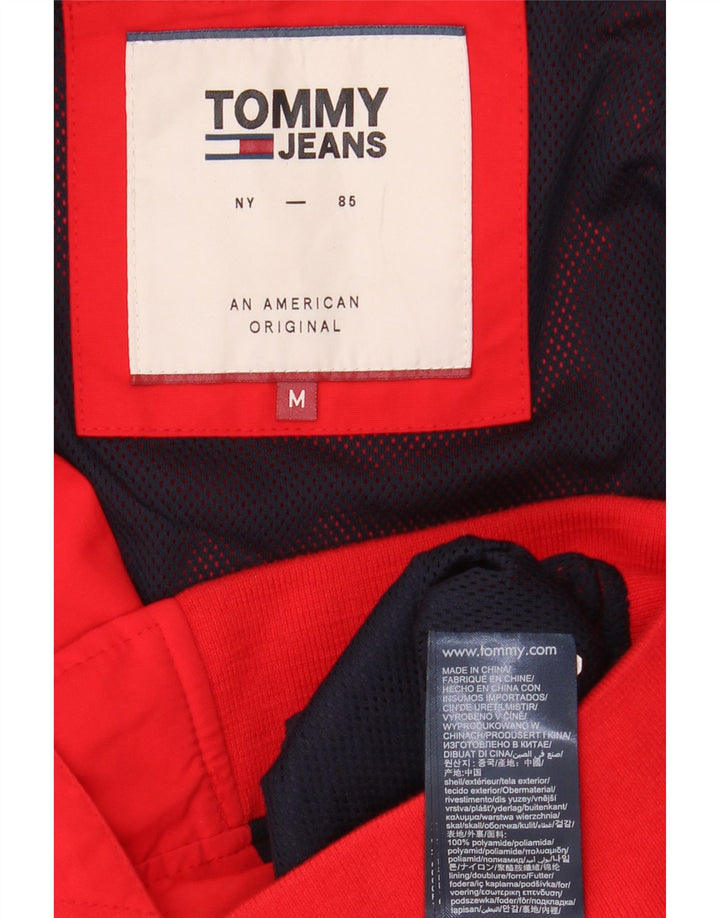 Tommy Jeans Bomberjakke til mænd UK 38 Medium Rød Polyester