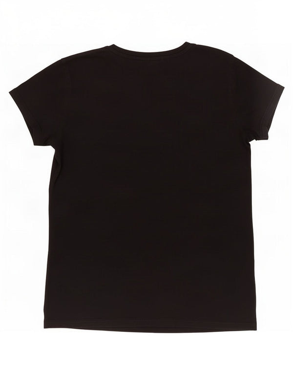 Levi's Dame Grafisk T-Shirt Top UK 12 Medium Sort