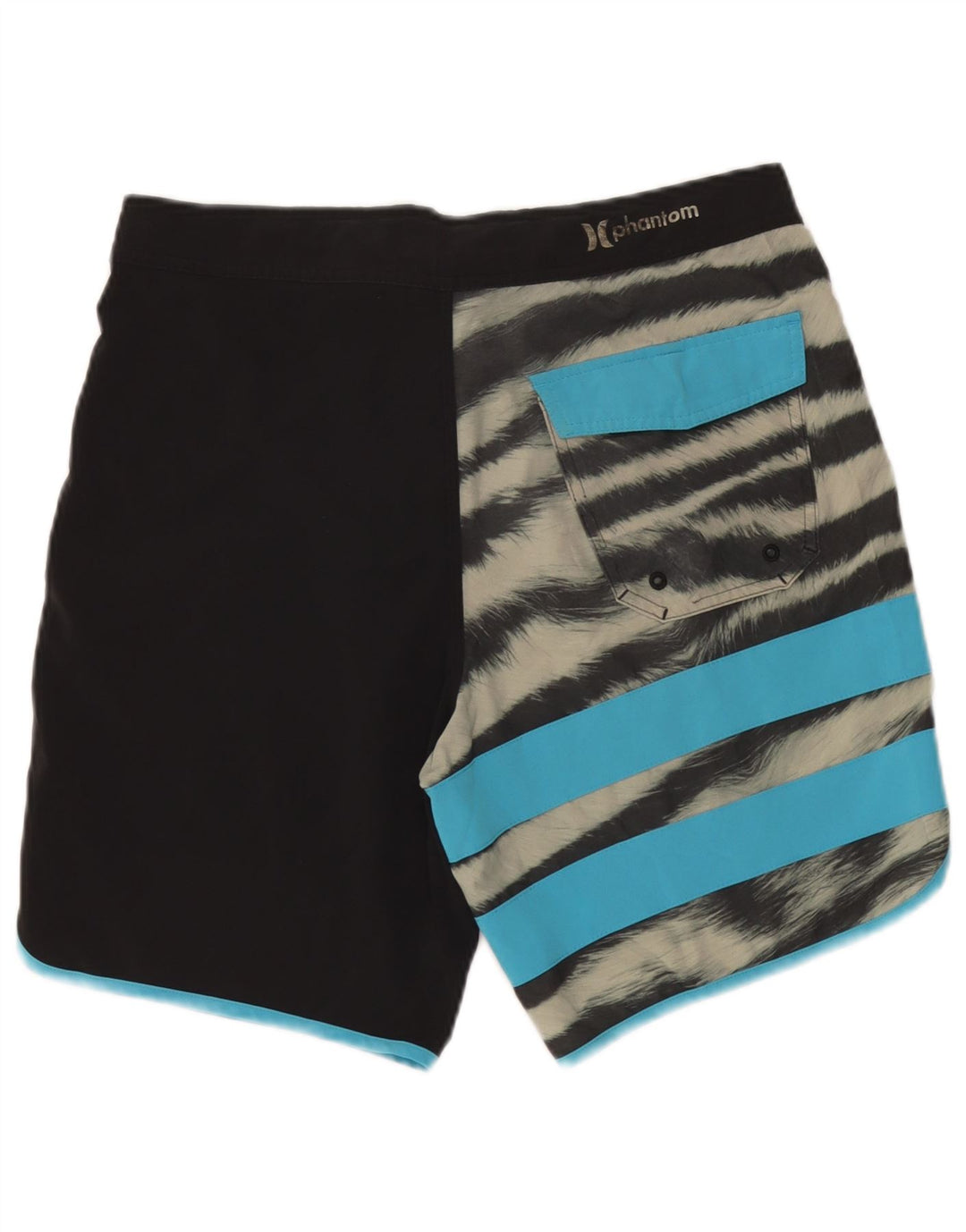 Hurley Herre grafiske svømmeshorts Medium sort stribet
