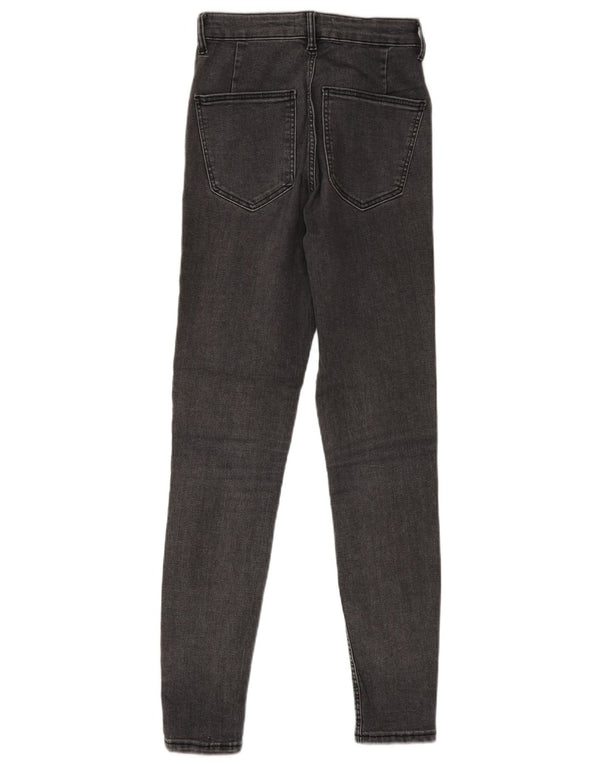 Zara Dame Skinny Jeans EU 36 XS W26 L28 Grå Bomuld