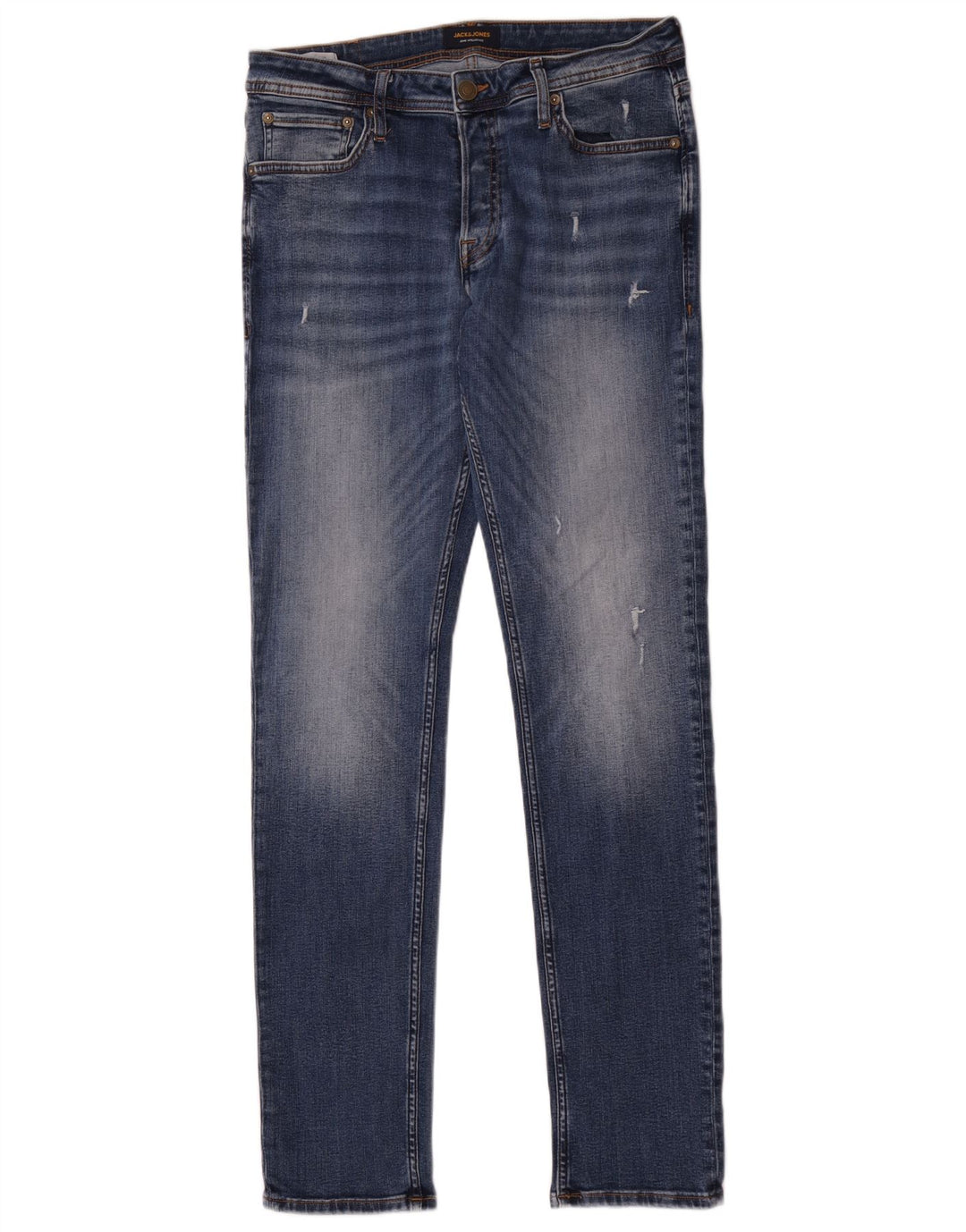 Jack & Jones Herre Slim Jeans W32 L34 Blå Bomuld