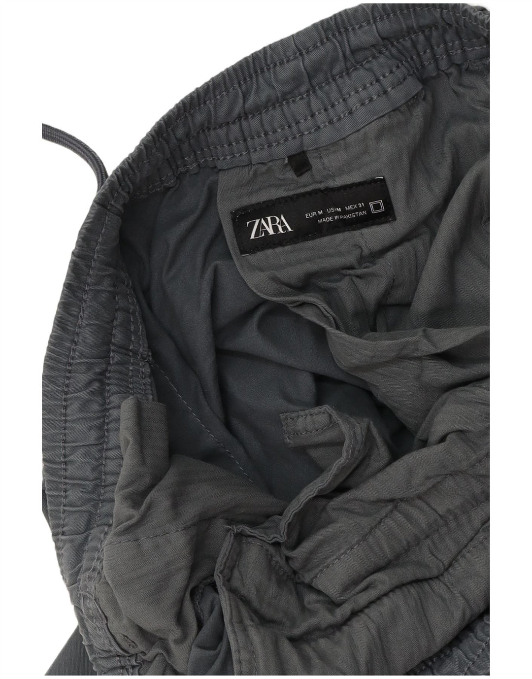 Zara Herre Joggers Chino Bukser Medium W31 L27 Grå