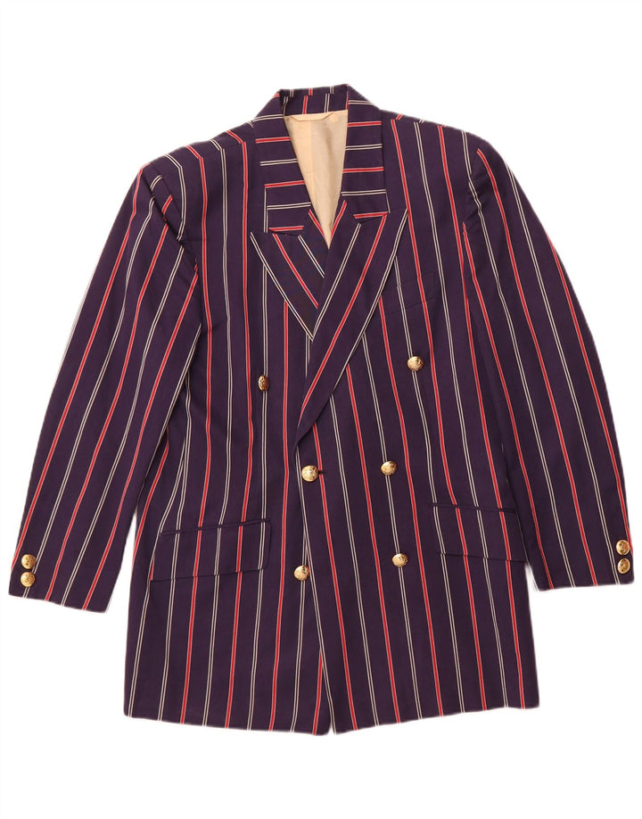 Henry Cottons Blazerjakke til mænd IT 44 XS Marineblå stribet bomuld