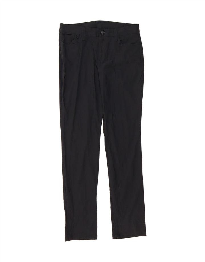 EDDIE BAUER Womens Slim Casual Trousers US 6 Medium W30 L30 Black Vintage Eddie Bauer and Second-Hand Eddie Bauer from Messina Hembry 
