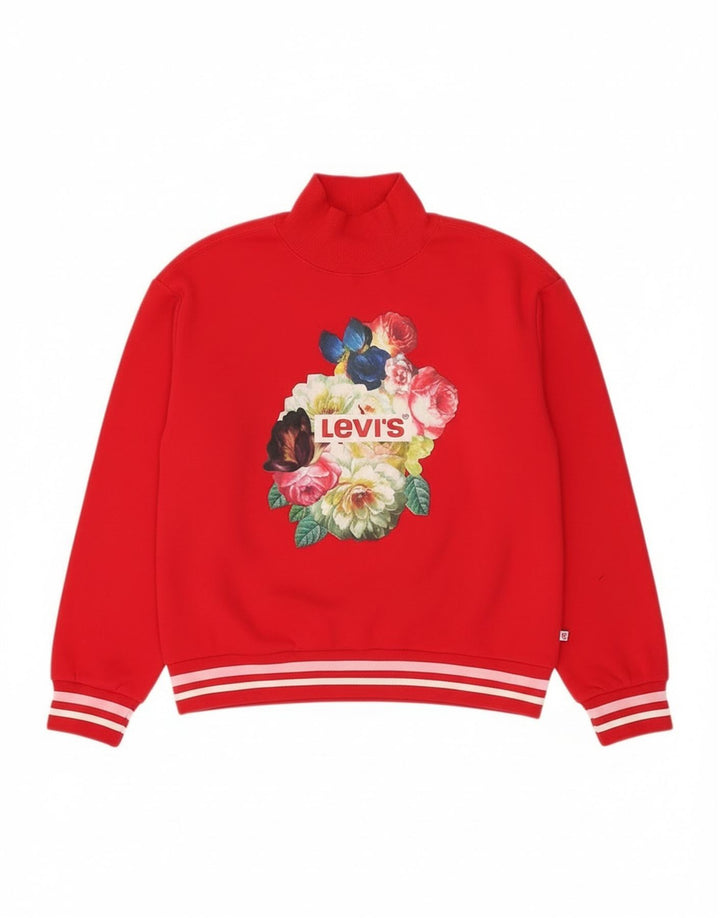 Levi's Girls Grafisk Sweatshirt Jumper 13-14 år Stor Rød