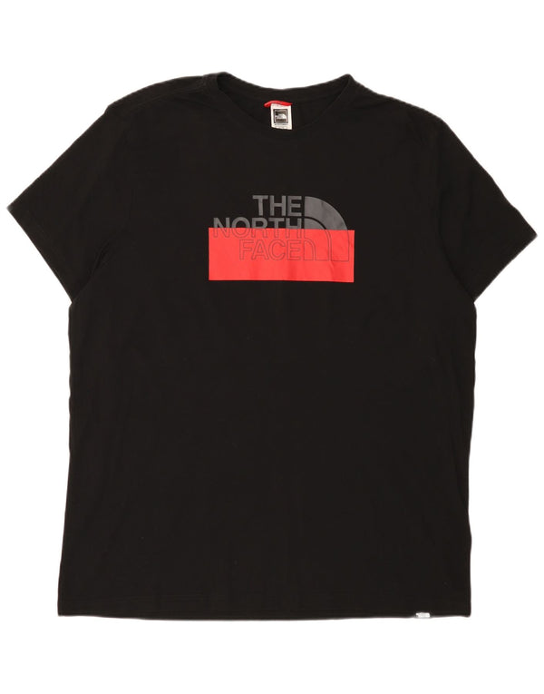 The North Face Herre Grafisk T-Shirt Top XL Sort Bomuld
