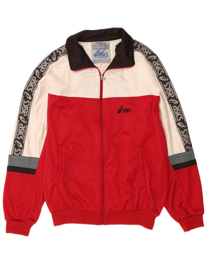 Asics Herre grafisk træningsdragt Topjakke IT 56 XL Rød Colourblock