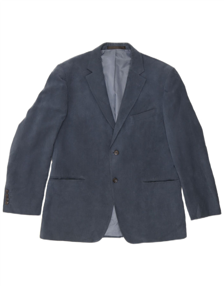 Marks & Spencer Herre 2-knaps blazerjakke UK 38 Medium Blue Polyester