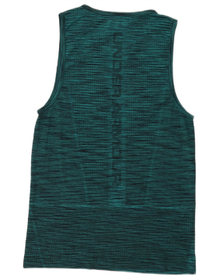 Under Armour Herre Heat Gear Grafisk Vest Top Medium Grøn Flecked