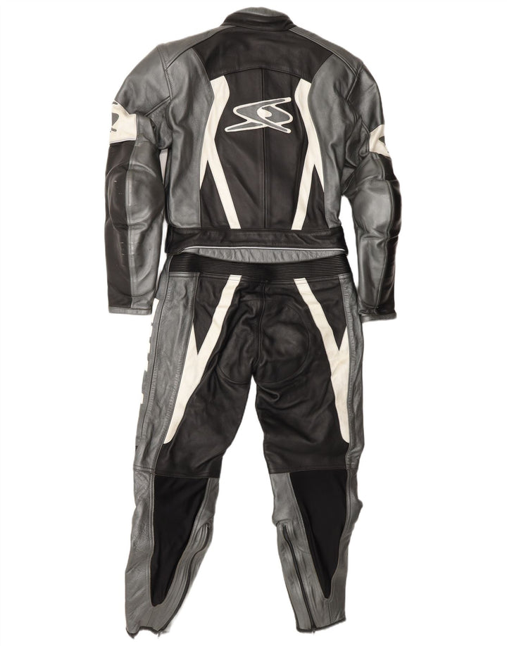 Spyke Dame Læder Jumpsuit IT 44 Medium Sort Læder Motorcykel