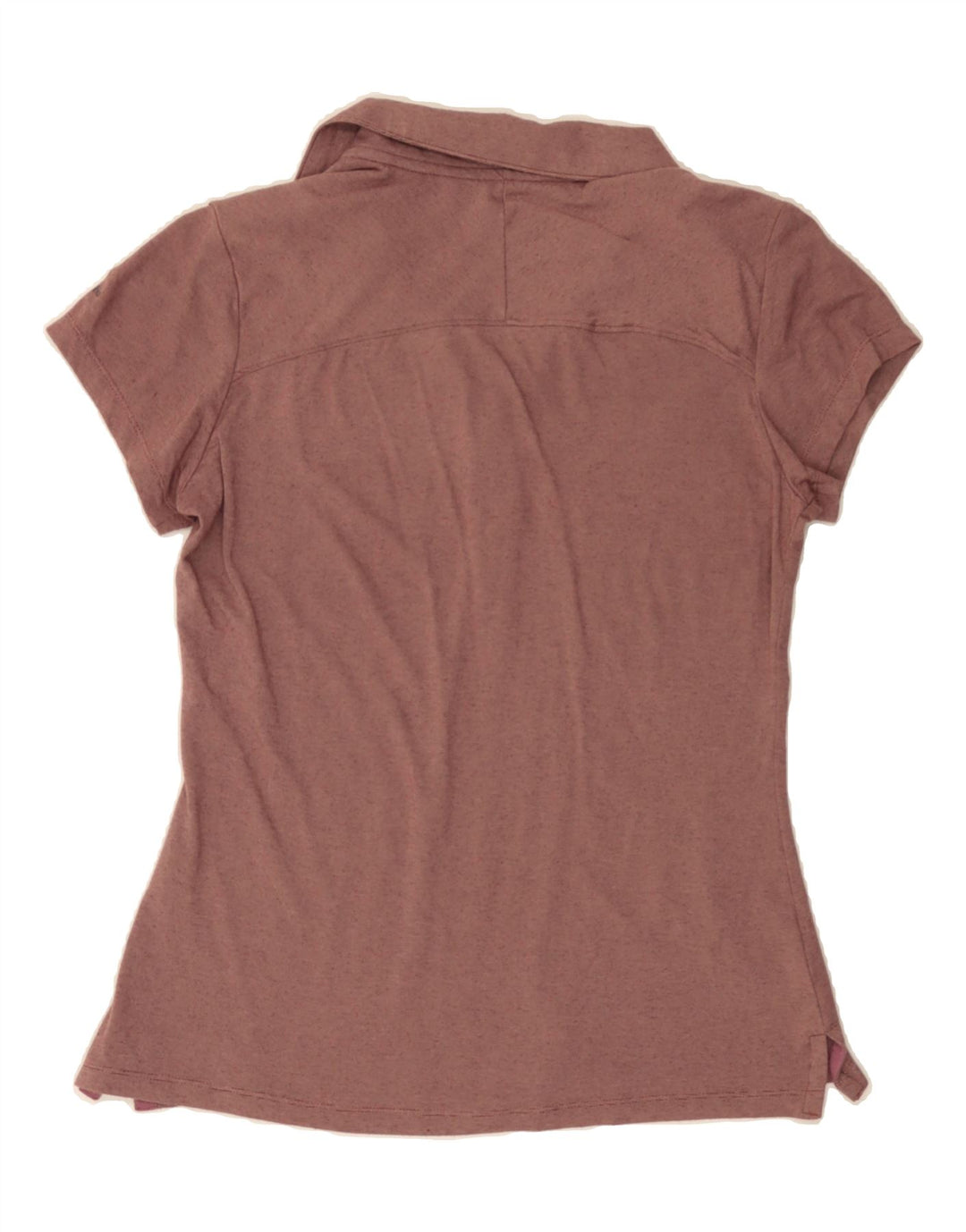 COLUMBIA Womens Polo Shirt UK 12 Medium Maroon Vintage Columbia and Second-Hand Columbia from Messina Hembry 