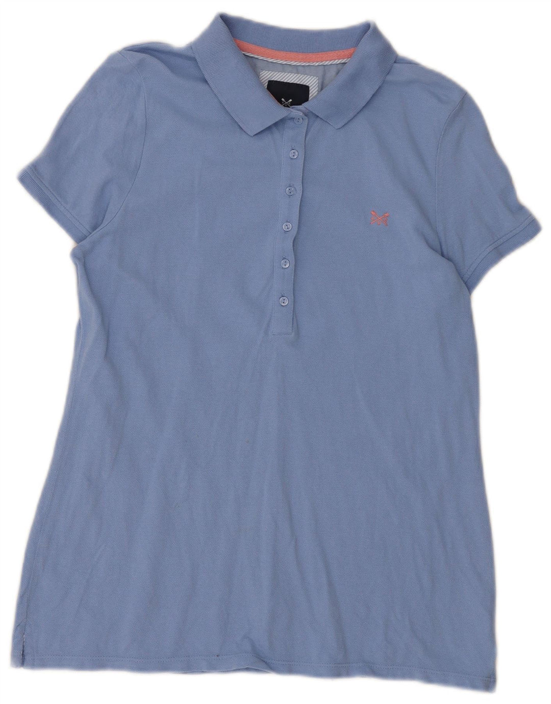 Crew Clothing Dame Polo Shirt UK 14 Medium Blue