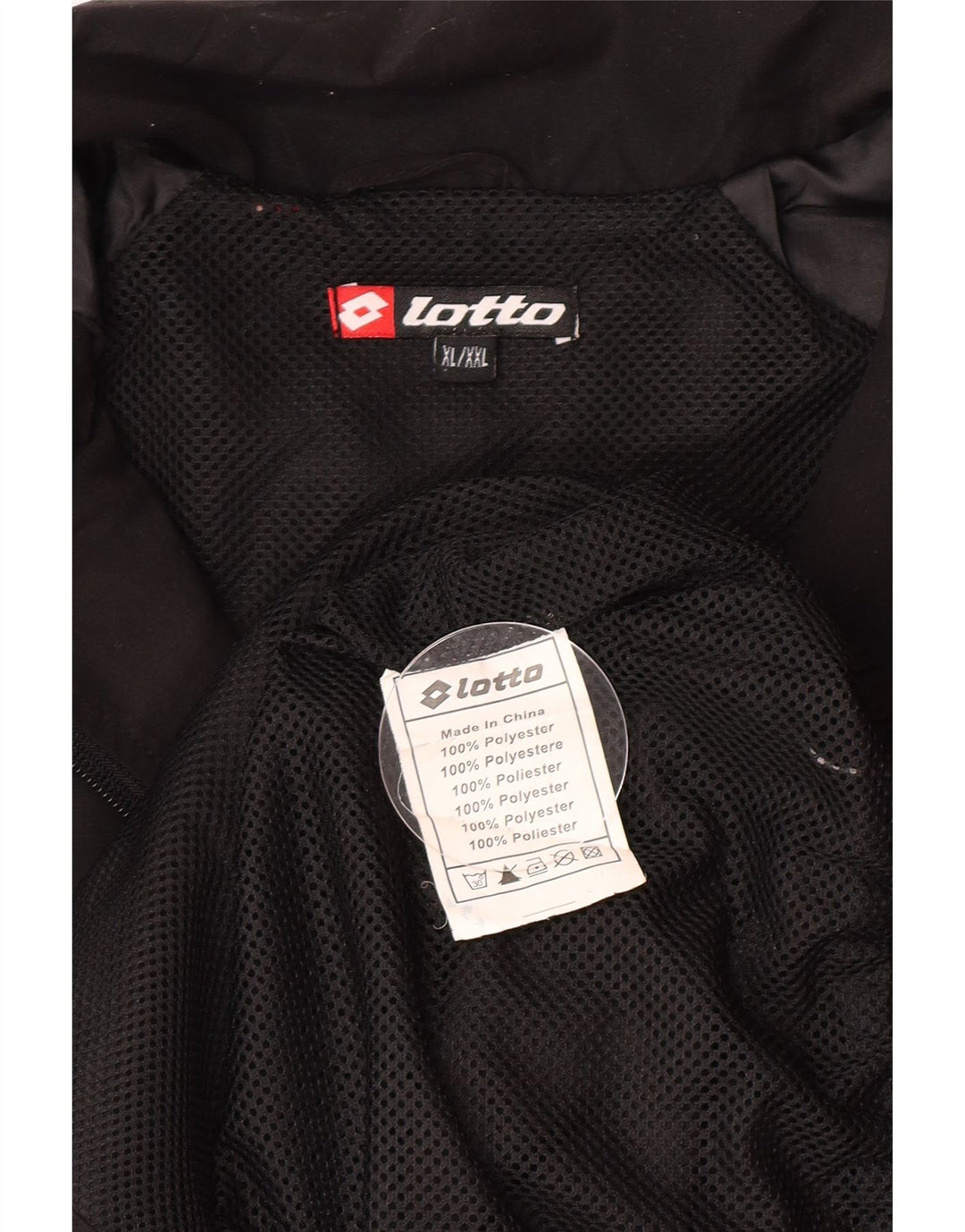 Lotto Herre træningsdragt Topjakke XL Sort Polyester Sports