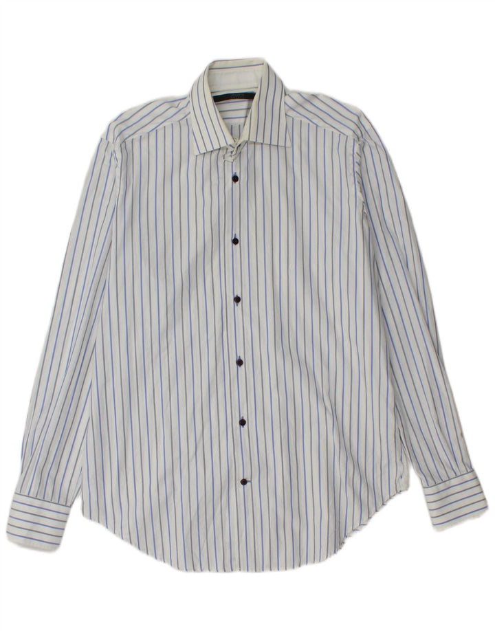 Ungaro Herreskjorte str. 39 15 1/2 Medium Hvidstribet bomuld