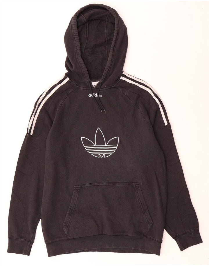 Adidas Grafisk hættetrøje til mænd mellem sort bomuld