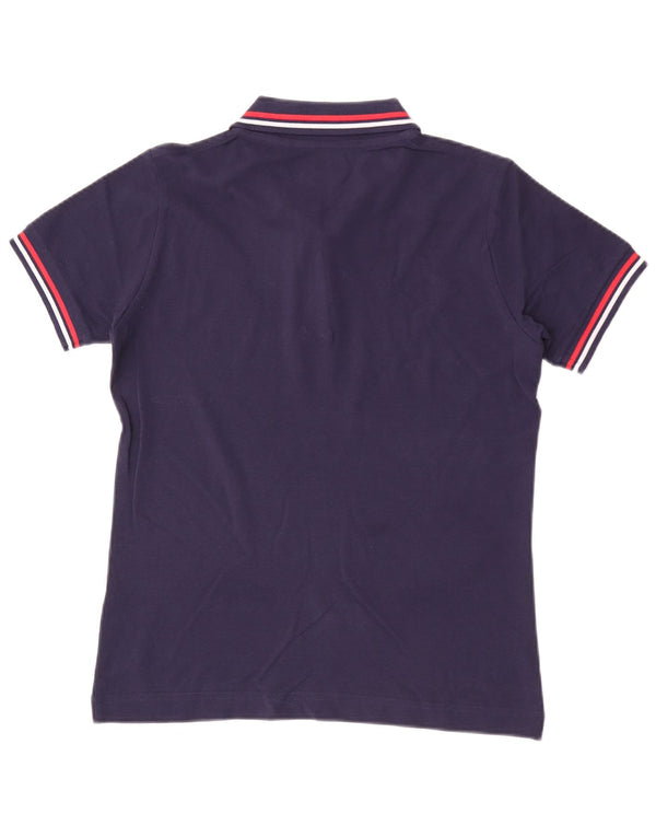 Kappa Womens Polo Shirt UK 14 Large Navy Blue
