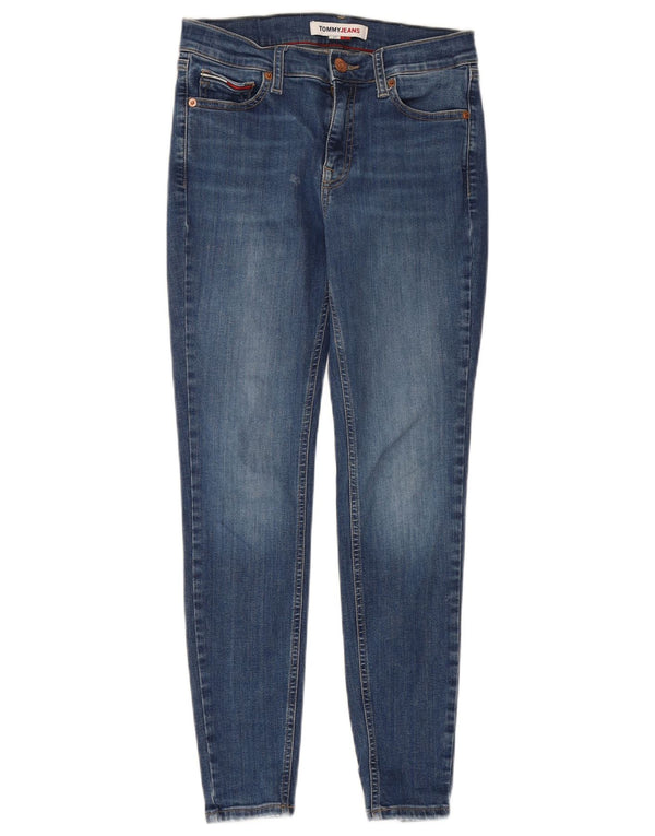 TOMMY HILFIGER Dame Skinny Jeans W27 L28 Blå Bomuld
