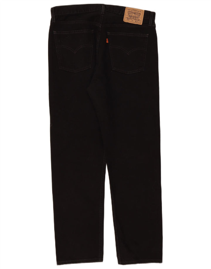 Levi's Herre 615 Straight Jeans W36 L30 Sort Bomuld