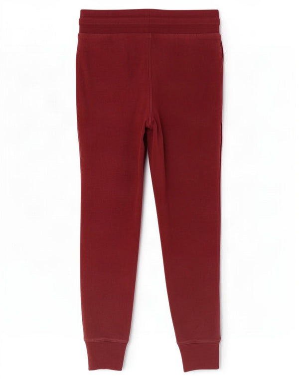 Jack Wills Womens Tracksuit Trousers Joggers UK 8 Small Burgundy Cotton