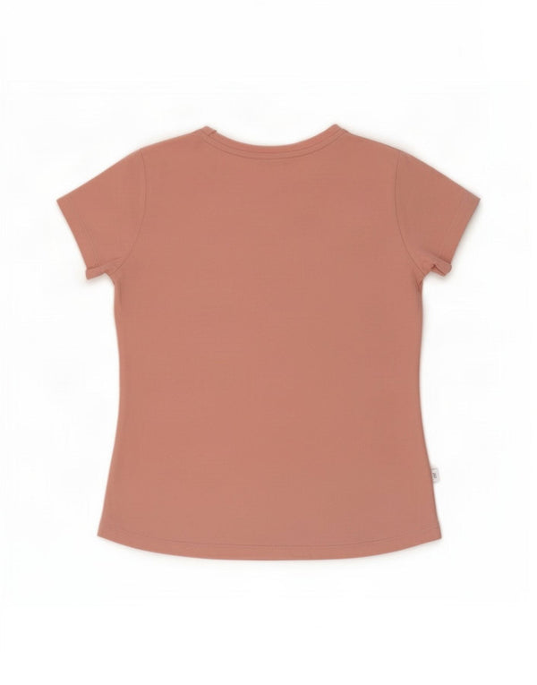 Puma Grafisk T-Shirt Top UK 10 Small Pink