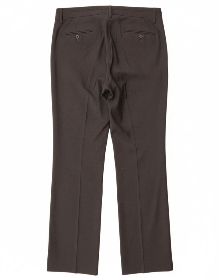 MASSIMO DUTTI Lige jakkesæt til kvinder EU 38 Small W28 L33 Grå Uld