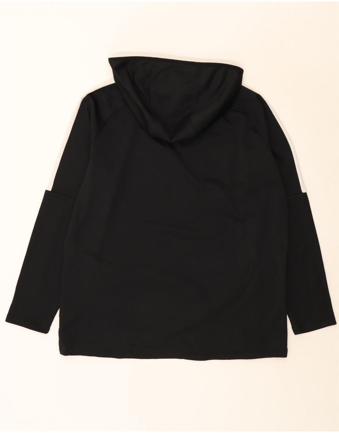 Nike Herre Dri Fit hættetop Langærmet XL Sort Colourblock Polyester
