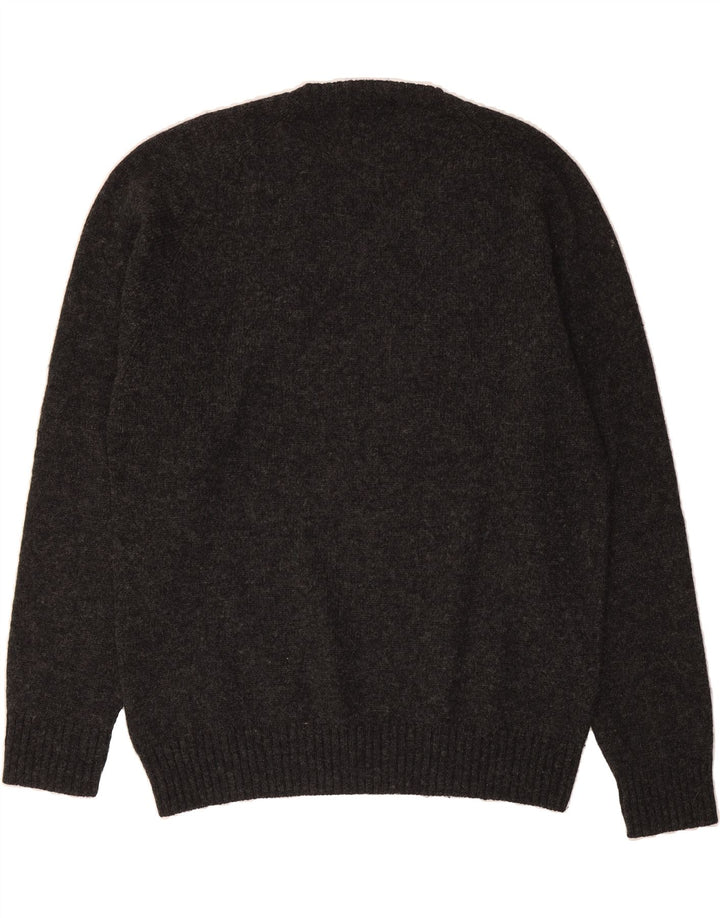 KAPPA Mens V-Neck Jumper Sweater 2XL Grey Wool Vintage Kappa and Second-Hand Kappa from Messina Hembry 