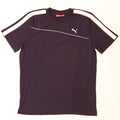 Puma Herre T-Shirt Top Stor Marineblå Colourblock Bomuld