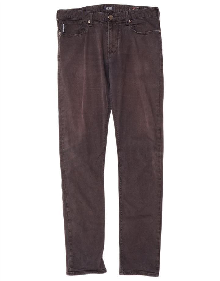Armani Herre J06 Slim Jeans W31 L34 Marineblå Bomuld