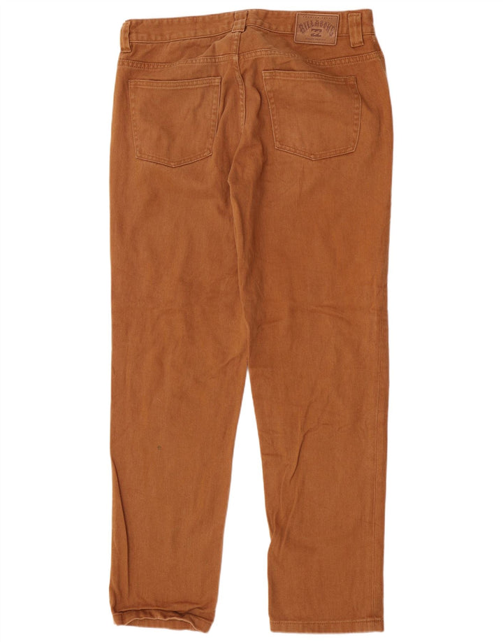 Billabong Herre Regular Straight Jeans W32 L31 Brun Bomuld