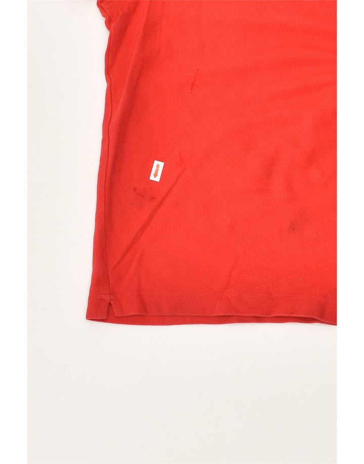 LOTTO Boys Polo Shirt 10-11 Years Medium Red | Vintage Lotto | Thrift | Second-Hand Lotto | Used Clothing | Messina Hembry 