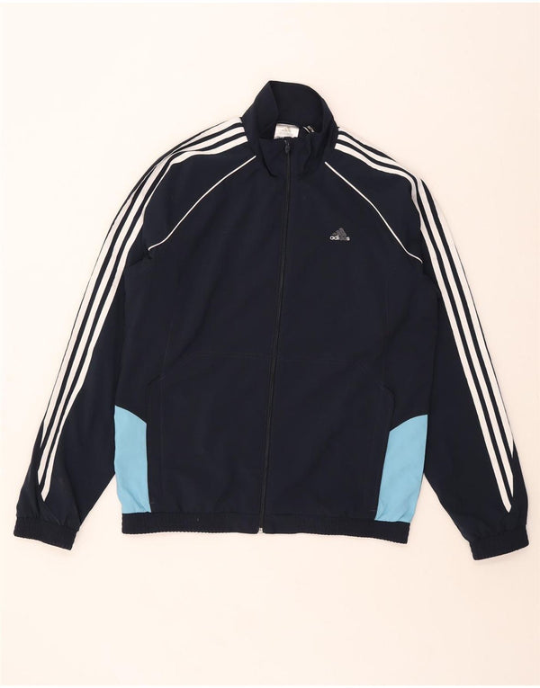 Adidas Herre Climalite Træningsdragt Topjakke UK 40/42 Medium Navy Blue