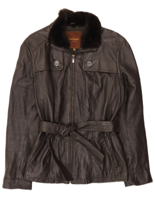 Conbipel Dame Læderjakke IT 48 XL Sort