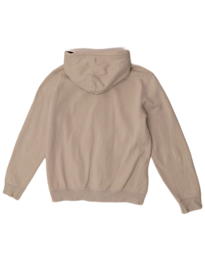 Champion Herre grafisk hættetrøje med lynlås Medium Off White Bomuld