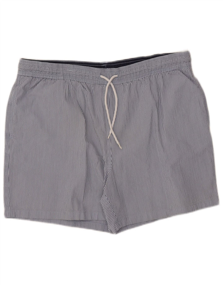 BROOKS BROTHERS Herre 346 Badeshorts Store Blå Nålestribet Bomuld