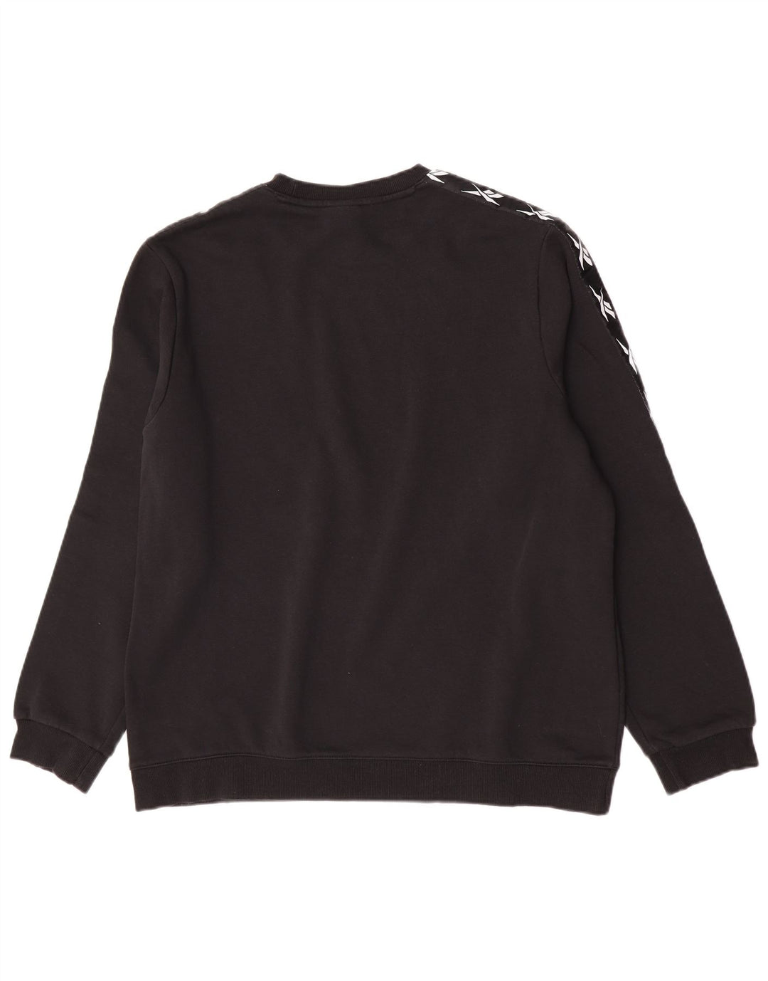 Reebok Herre Grafisk Sweatshirt Jumper XL Sort Bomuld