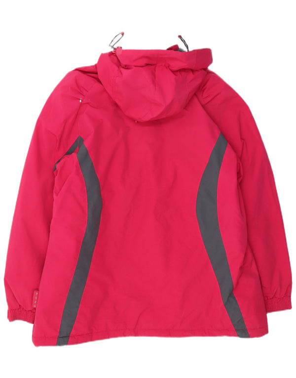 Mountain Warehouse Dame Hætte Oversized Windbreaker Jacket UK 18 XL Pink