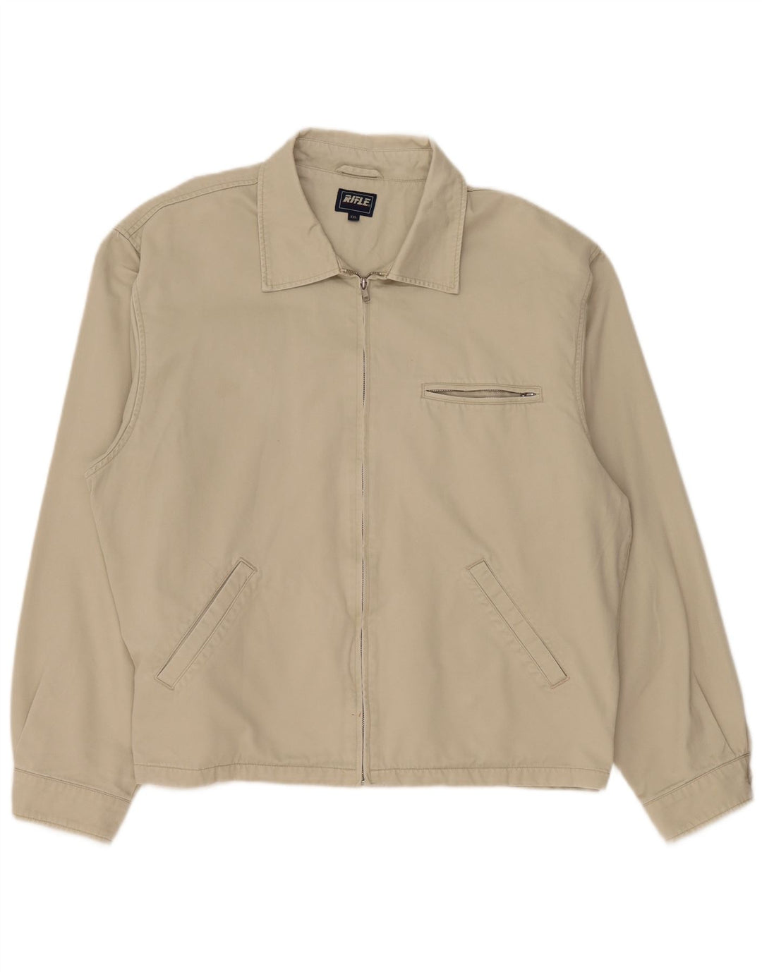 Rifle Herre Bomber Jacket UK 44 2XL Grøn Bomuld