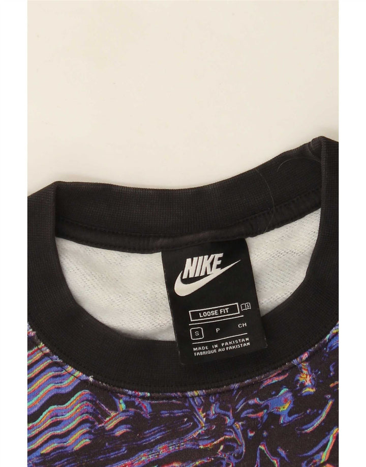 Nike Sweatshirt med abstrakt mønster til mænd Small Multicolor Sports