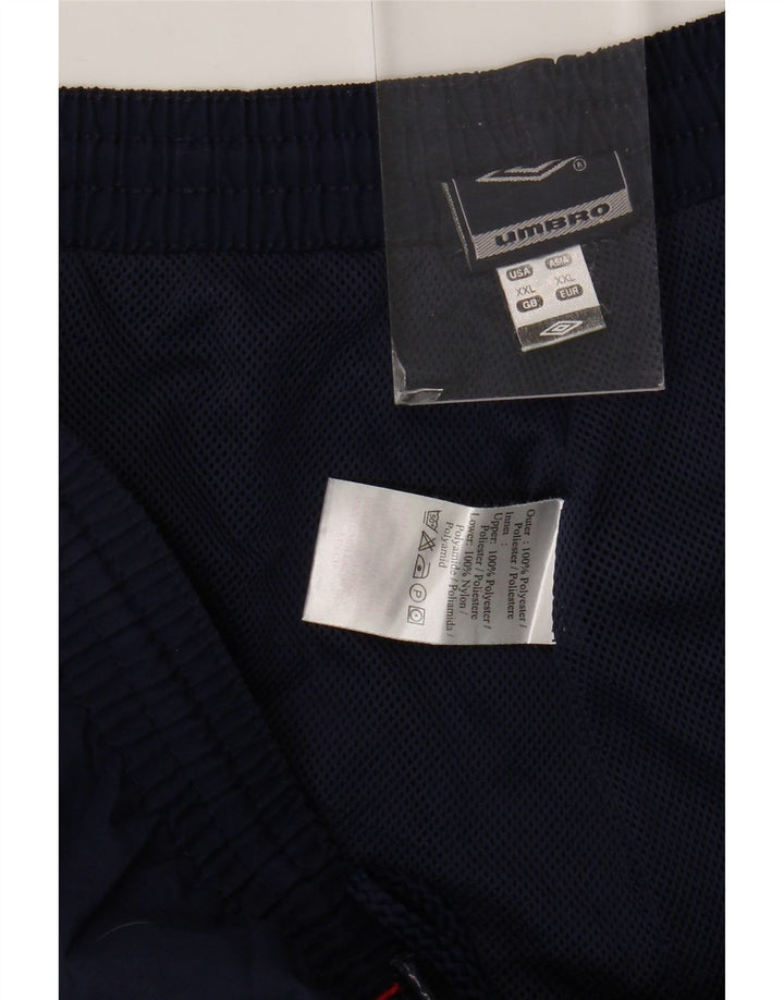 Umbro Herre grafiske sportsshorts 2XL marineblå polyester