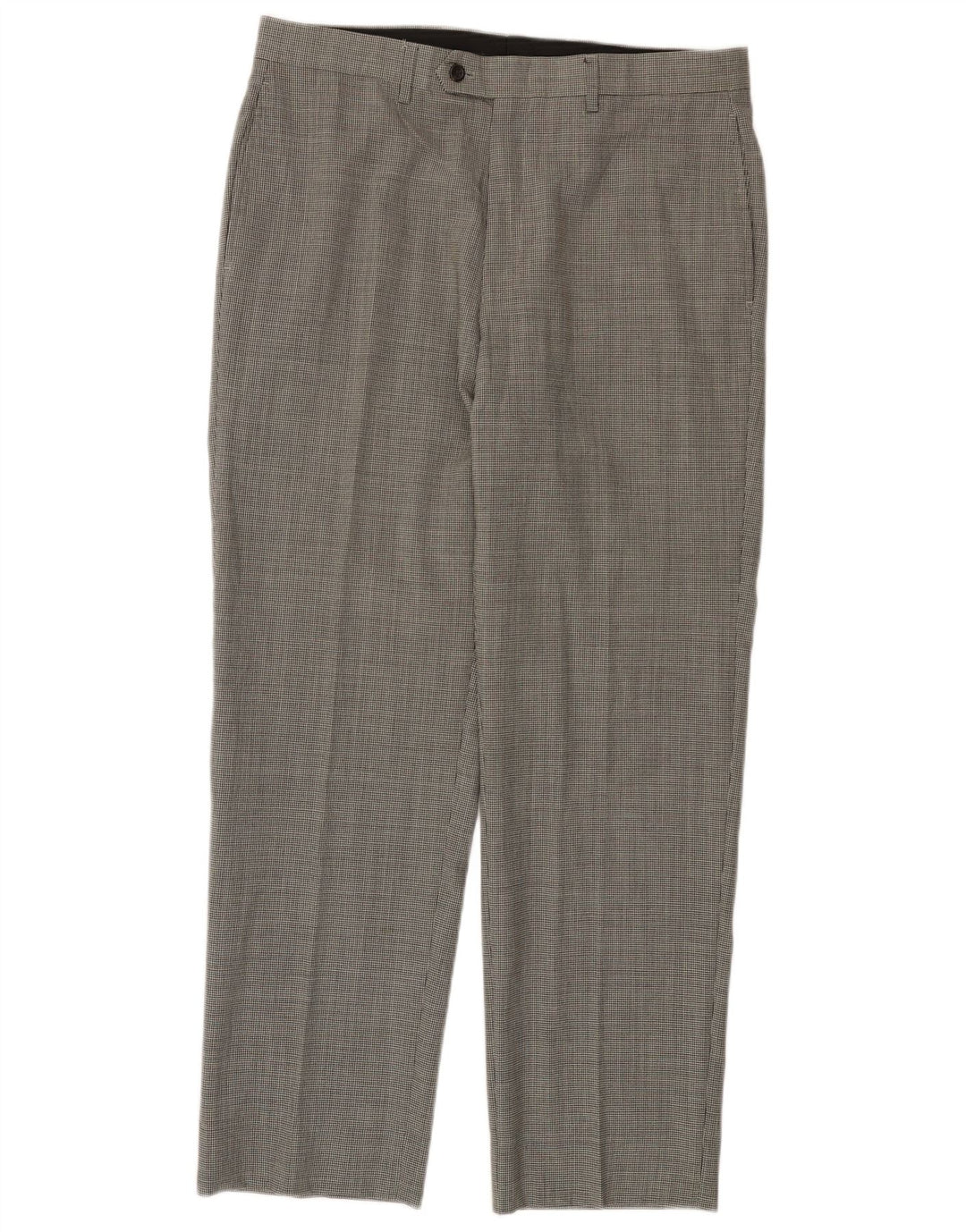 Ralph Lauren Herre Total Comfort Suit Bukser W34 L29 Sort Houndstooth