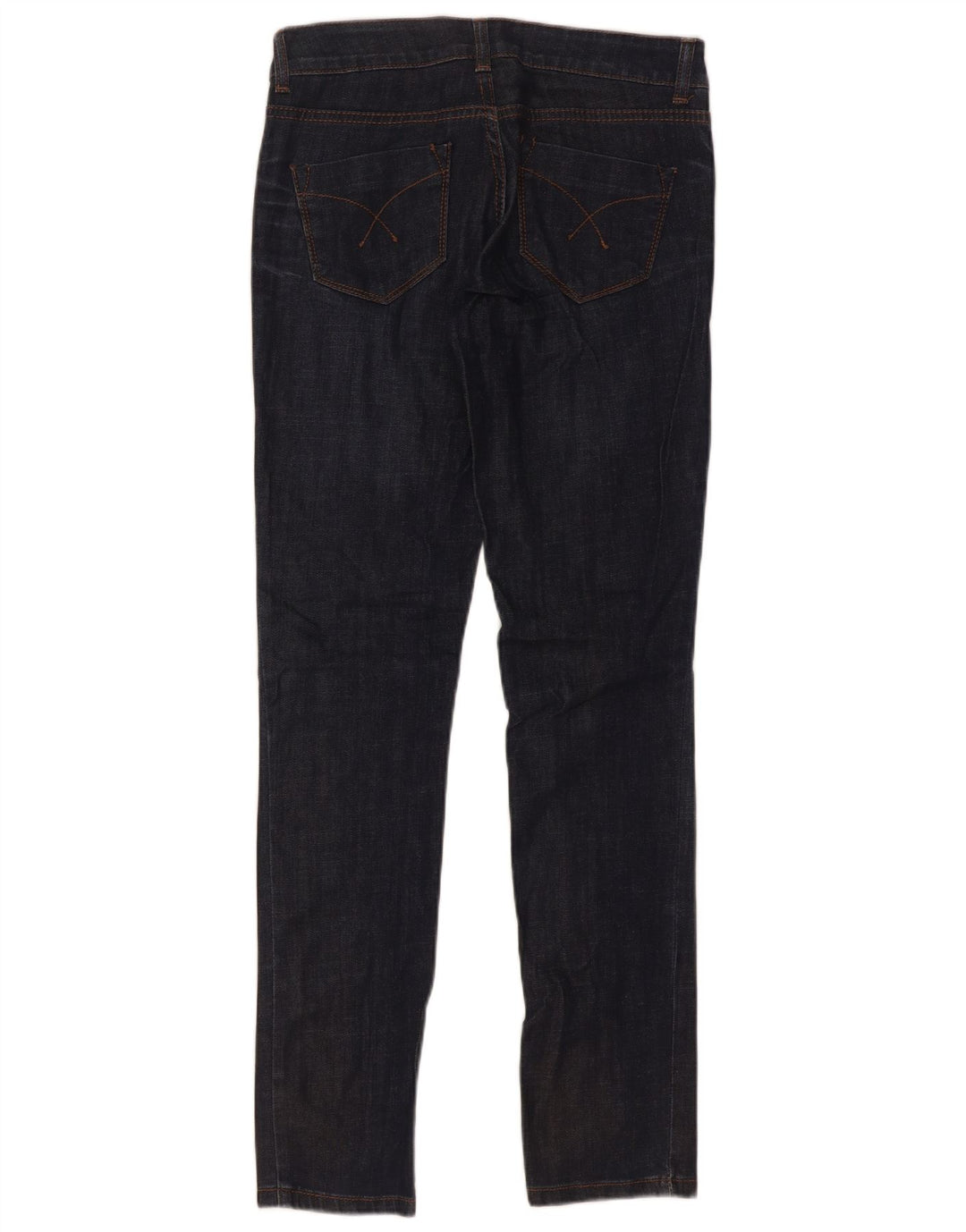Topshop Dame Baxter Slim Jeans W25 L30 Marineblå Bomuld