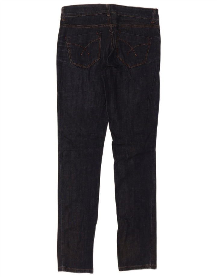 Topshop Dame Baxter Slim Jeans W25 L30 Marineblå Bomuld